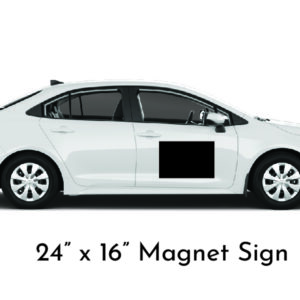 Vehicle Magnet Sheet Sign