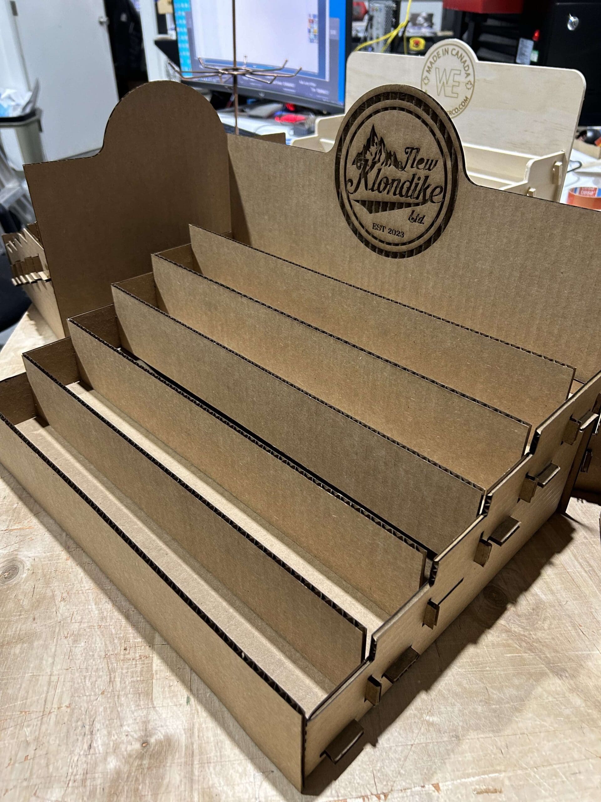Cardboard Product Display