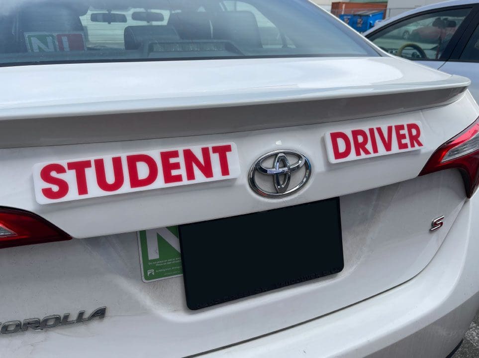 Student Driver Magnet