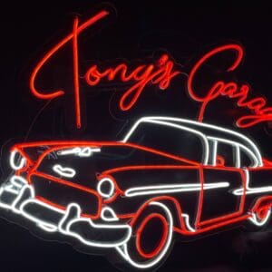 Classic Car Garage Sign