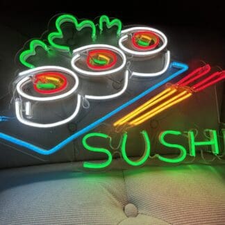 Sushi Roll Tray Neon Sign